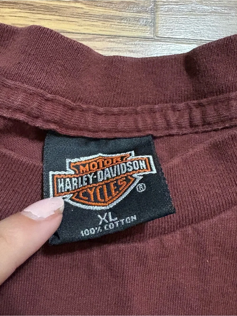 Vintage Harley Davidson Motorcycles Alamo City San Antonio Texas Shirt XL